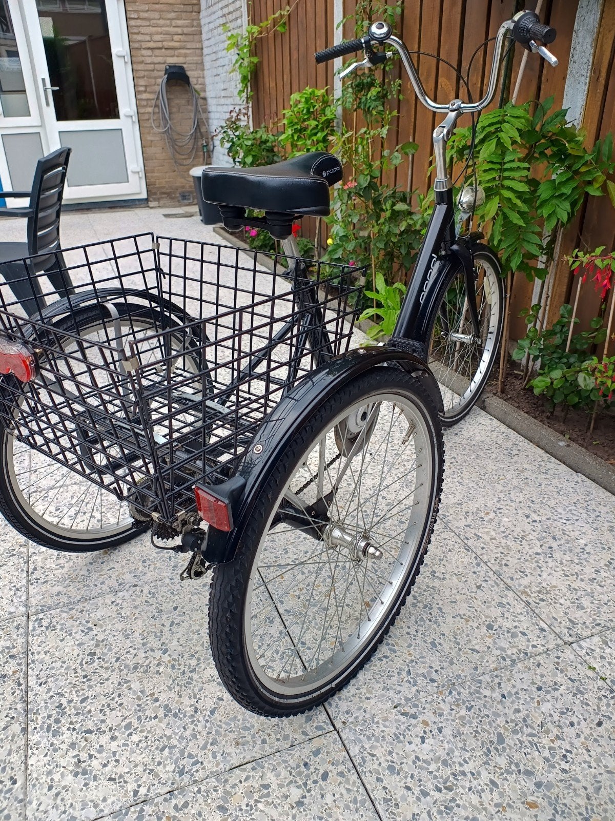 Popal driewieler fiets met grote mand - in goede staat, Ophalen, Zo goed als nieuw, Popal