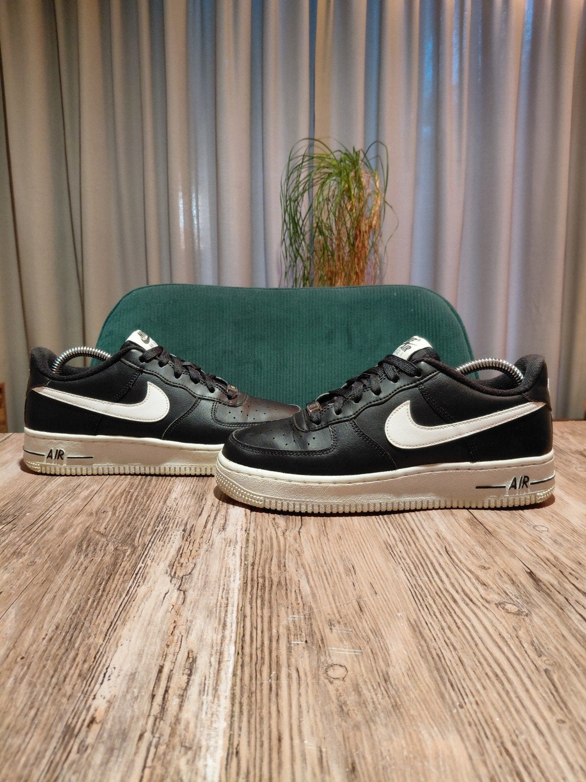 Nike Air Force 1 Low 'Black & White' Size 38, Zwart, Nike, Ophalen of Verzenden, Sneakers of Gympen