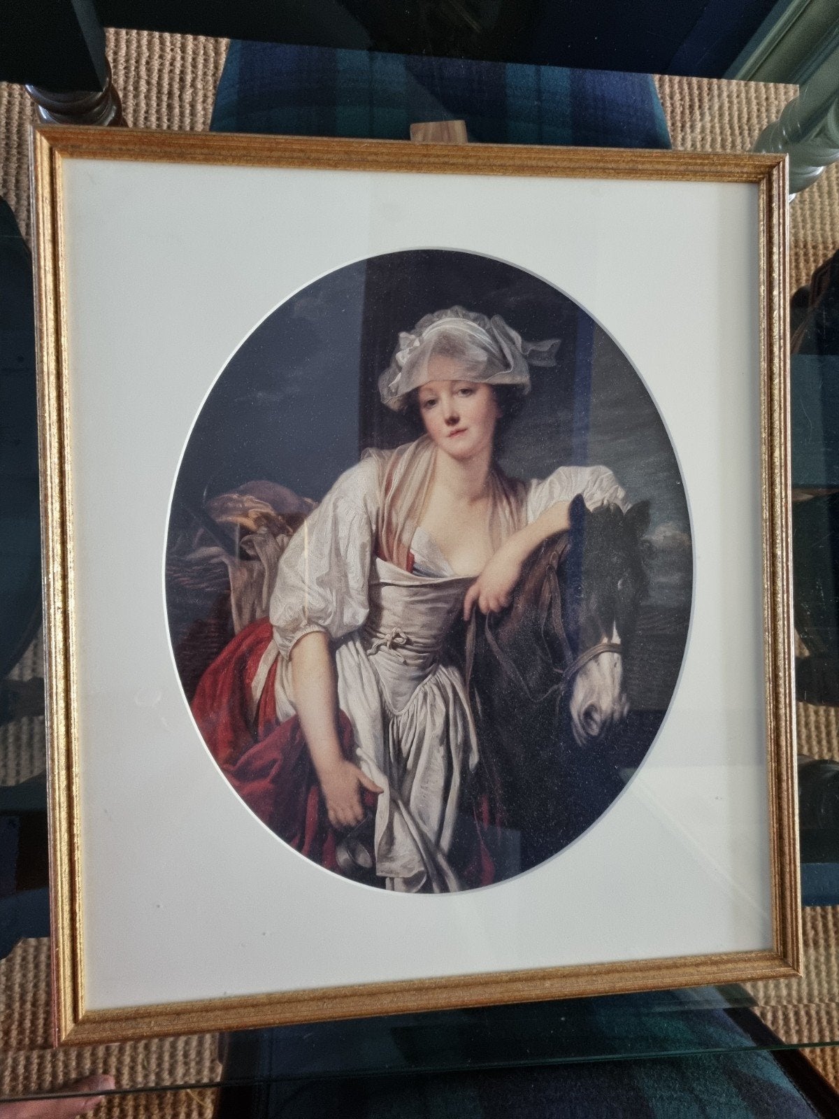 schilderij met foto, Ophalen, Zo goed als nieuw, Minder dan 50 cm, Schilderij