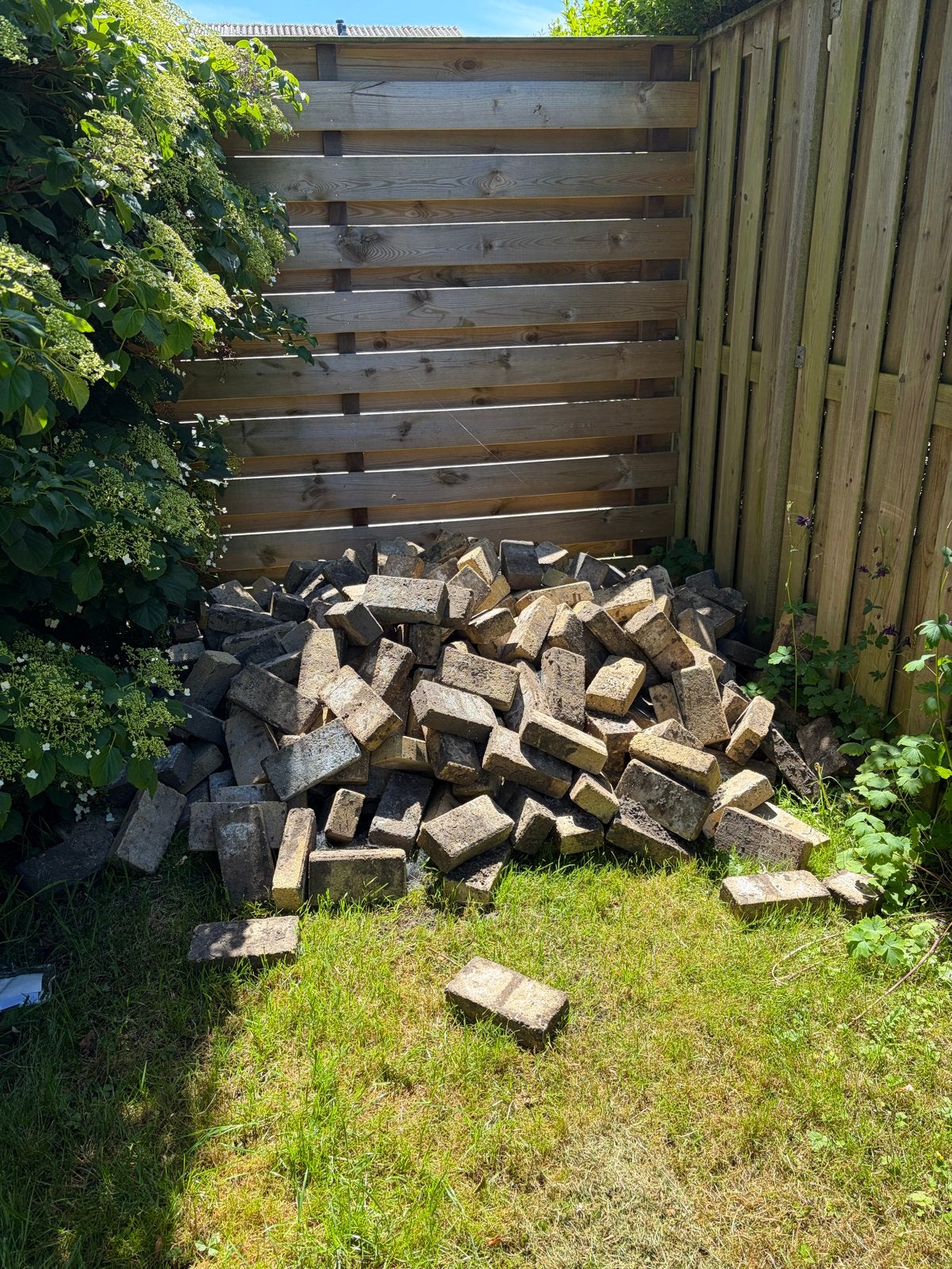 Gebruikte bakstenen voor tuin of project, Doe-het-zelf en Verbouw, Metselstenen, Ophalen of Verzenden, Gebruikt, Bakstenen