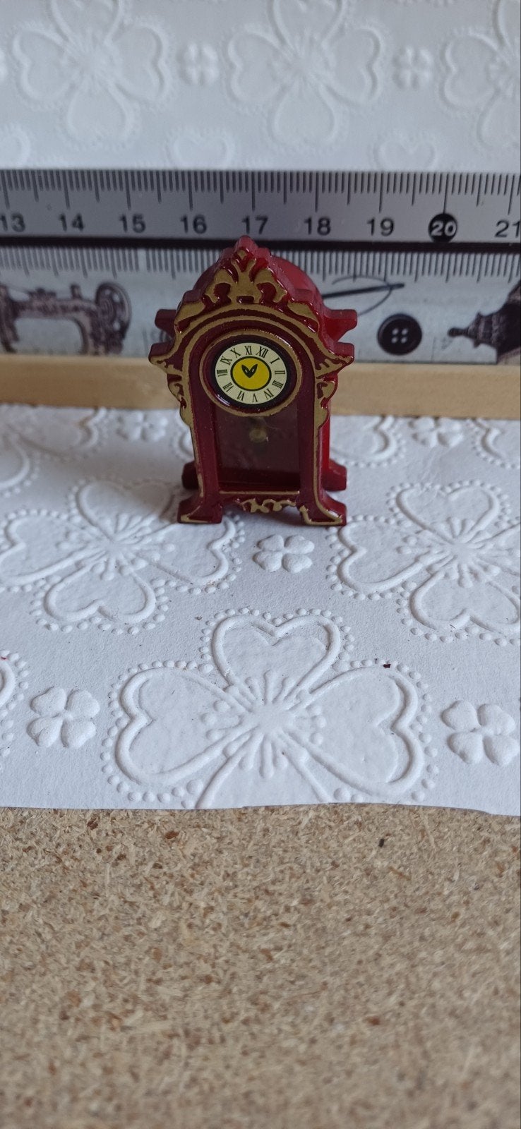 leuk klokje, Verzenden, Zo goed als nieuw, Poppenhuis