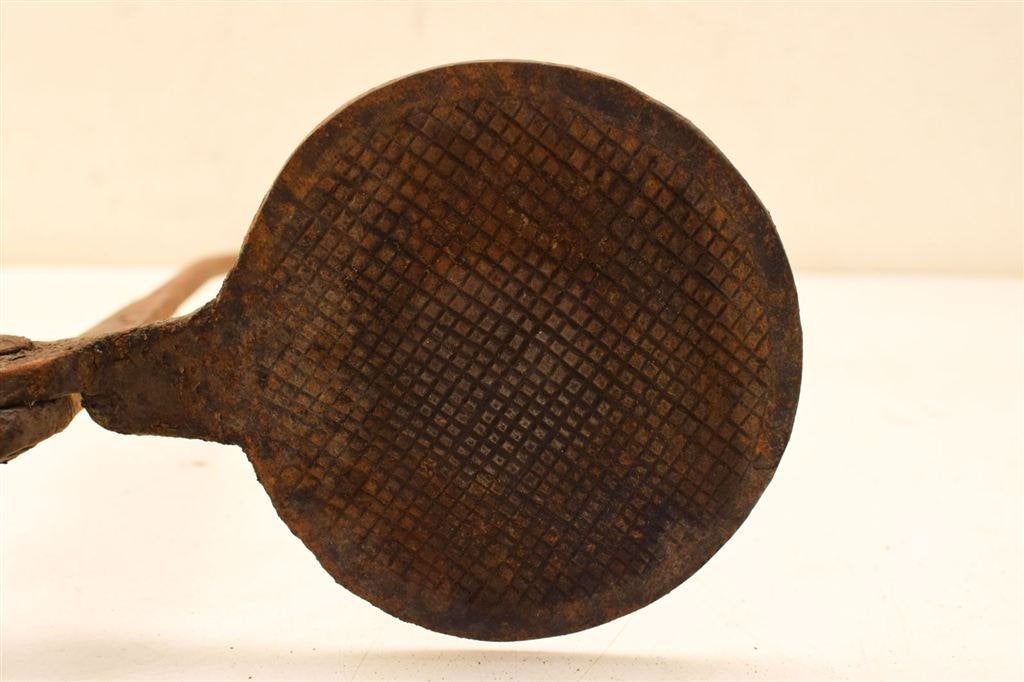 Smeedijzeren Wafelijzer 44670, Ophalen of Verzenden, Gebruikt
