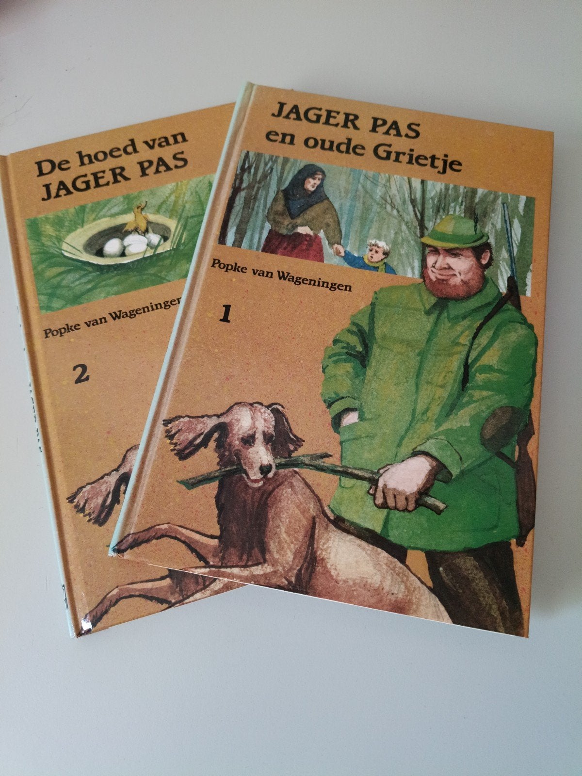 Jager Pas serie - Deel 1 en 2 - Popke van Wageningen, Ophalen of Verzenden, Gelezen, Popke van Wageningen, Fictie algemeen