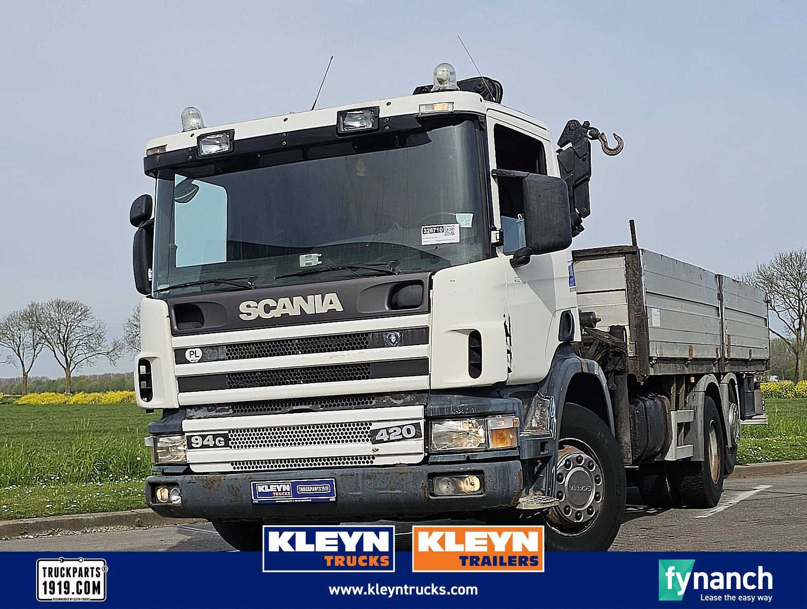 SCANIA P94.260 6x2 hiab crane, Auto's, Vrachtwagens, Euro 2, Scania, Bedrijf, 260 pk