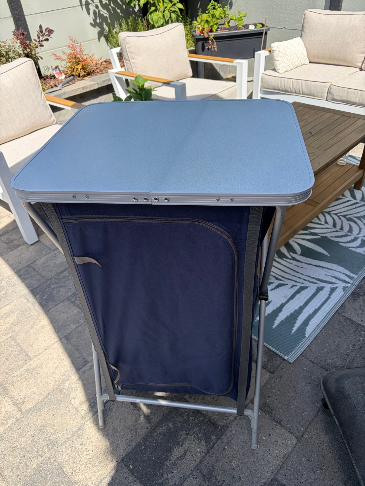 Redwood Outdoor Campingkast met 3 planken en draagtas, Ophalen, Gebruikt