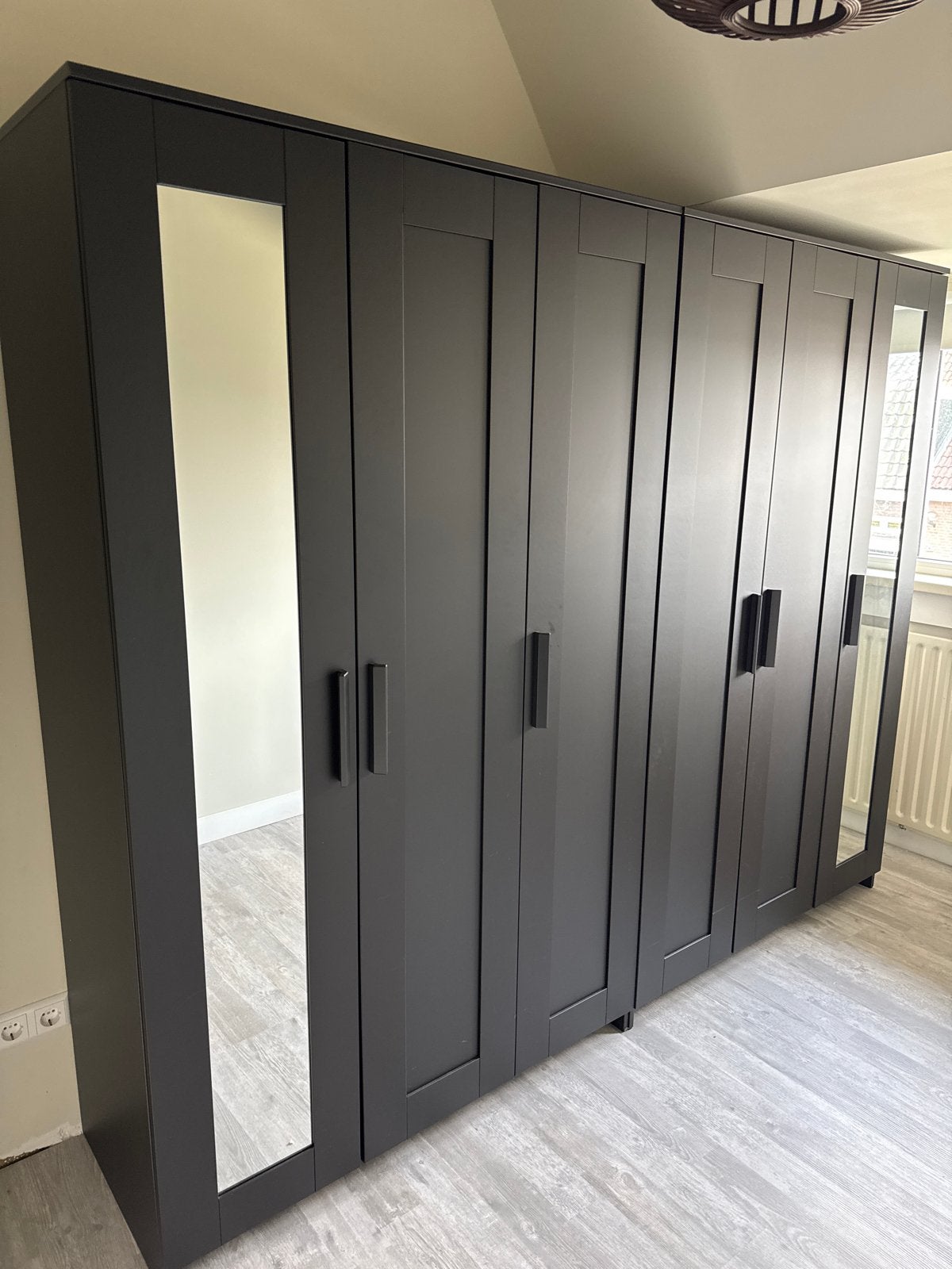 2x IKEA BRIMNES kledingkasten - Zo goed als nieuw, Ophalen, Overige materialen, 100 tot 150 cm, 200 cm of meer