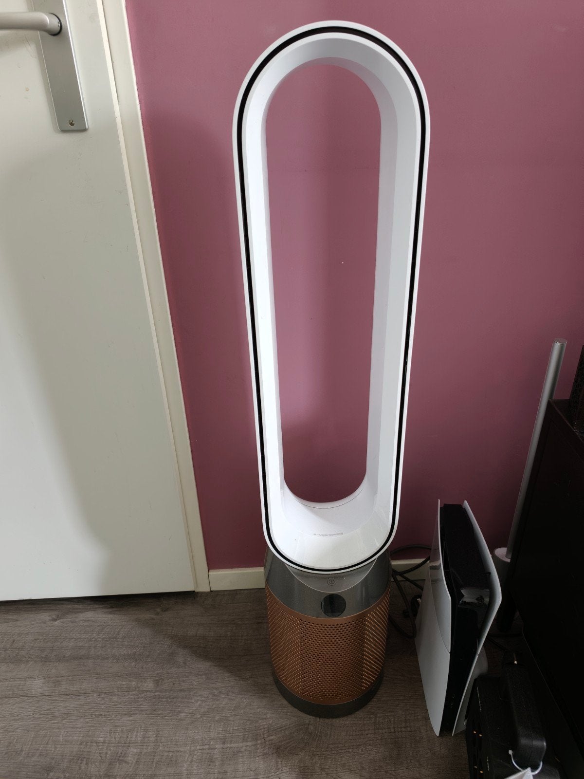 Dyson Pure Cool Link TP09 Torenventilator Wit/Brons, Witgoed en Apparatuur, Ventilatoren, Zo goed als nieuw, Torenventilator, Ophalen of Verzenden