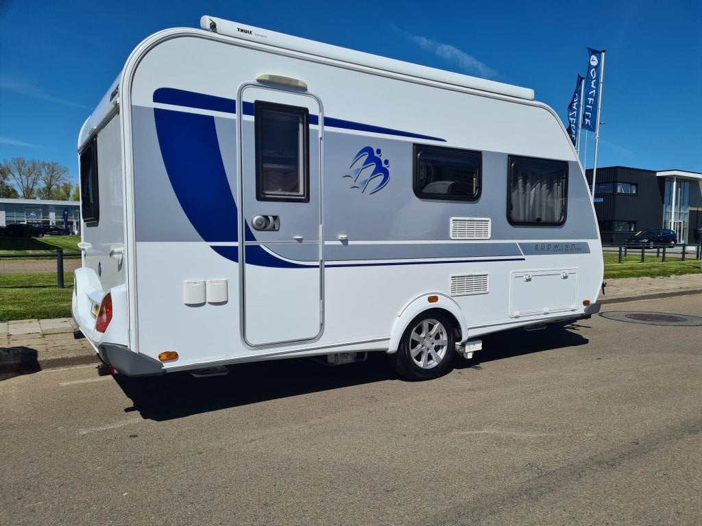 Knaus Sudwind Silver Selection 420 QD, Caravans en Kamperen, Caravans, Schokbreker, Bedrijf, Treinzit, Tot en met 3