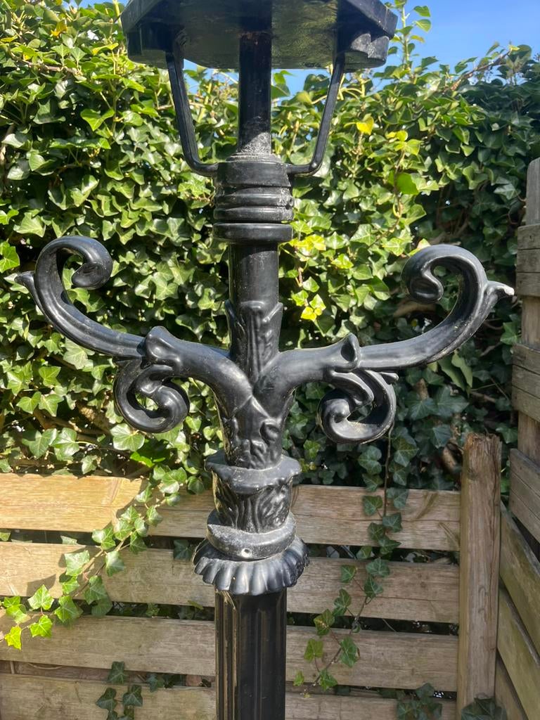 Hoge lantaarn, Tuin en Terras, Ophalen, Gebruikt, Staande lamp, Netvoeding