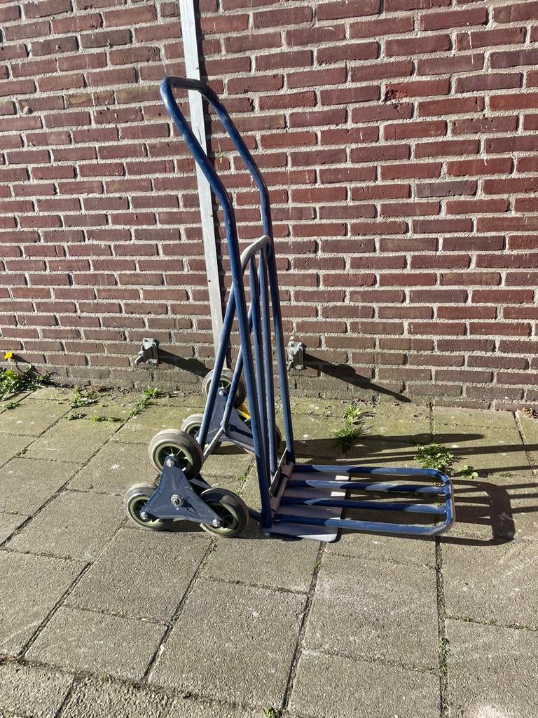 Traploper / steekwagen voor trappen – sterk en handig, 60 tot 80 liter, Ophalen of Verzenden, Zo goed als nieuw, Steekwagen