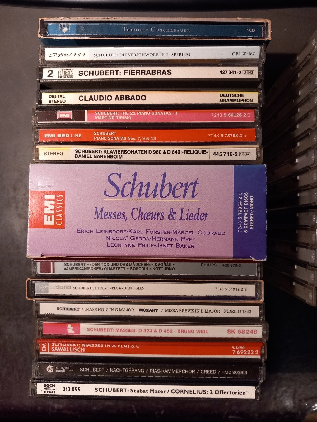 Plm. 60 cd's voornamelijk Schubert en Haydn goede labels, Ophalen of Verzenden, Classicisme, Zo goed als nieuw, Kamermuziek