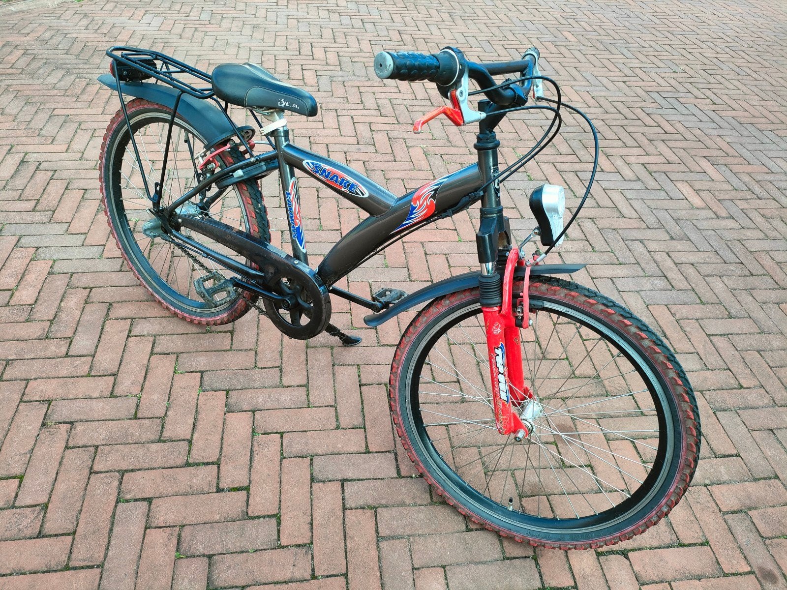 Batavus snake fiets 24 inch met 3 versnelling, Ophalen, Terugtraprem, 20 inch of meer, Batavus Snake fiets