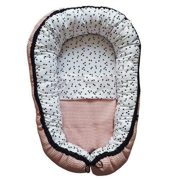 Babynestje Triangel Lichtroze met Deken ANNIdesign, Info@annidesign.nl, Overige typen, Nieuw, Ophalen of Verzenden