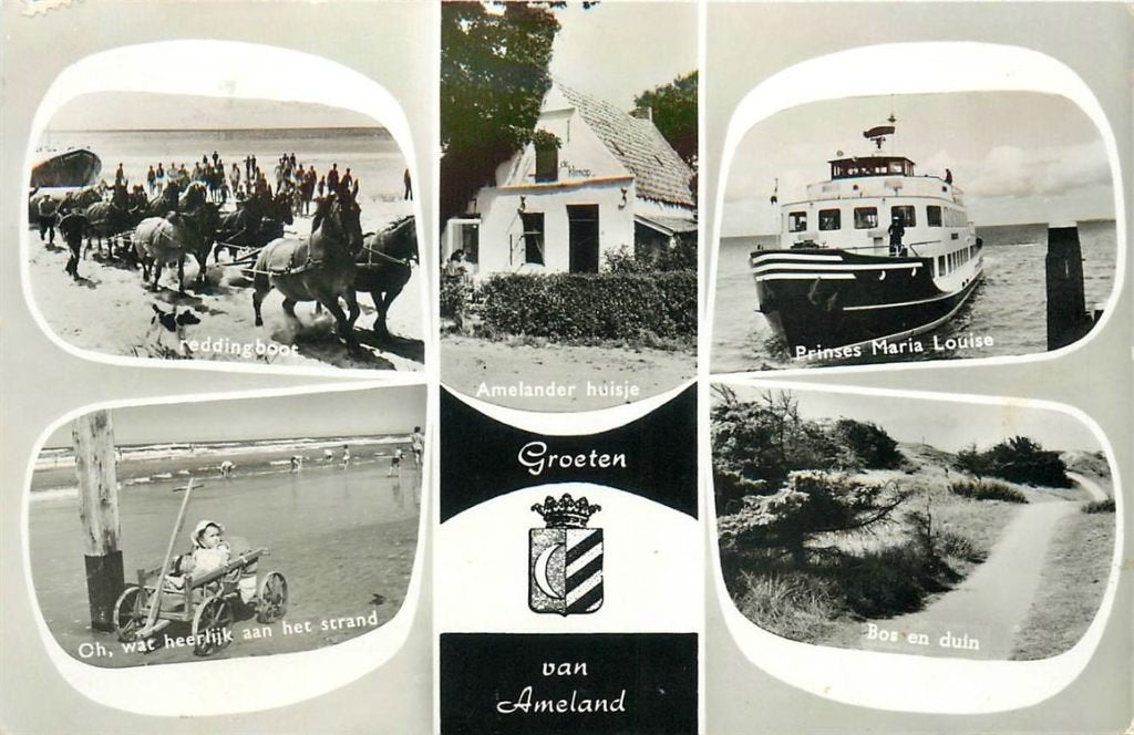 702-077-017 Ameland, Verzenden, Voor 1920, Friesland