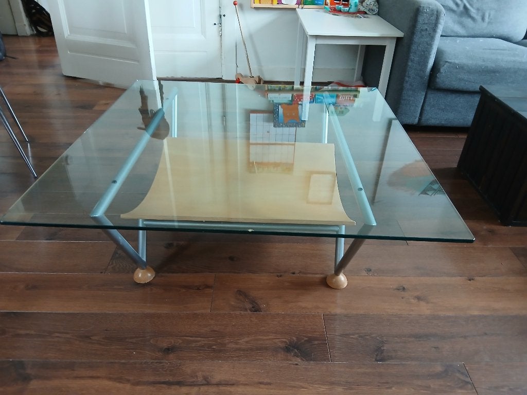 Salontafel, Ophalen, Gebruikt, 50 tot 100 cm, Vierkant
