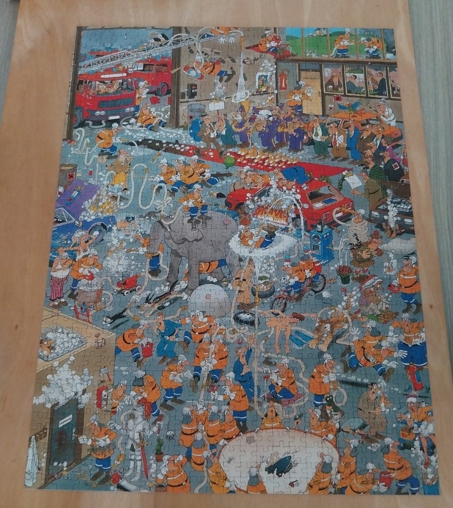 Jan van Haasteren, Ophalen, 500 t/m 1500 stukjes, Zo goed als nieuw, Legpuzzel