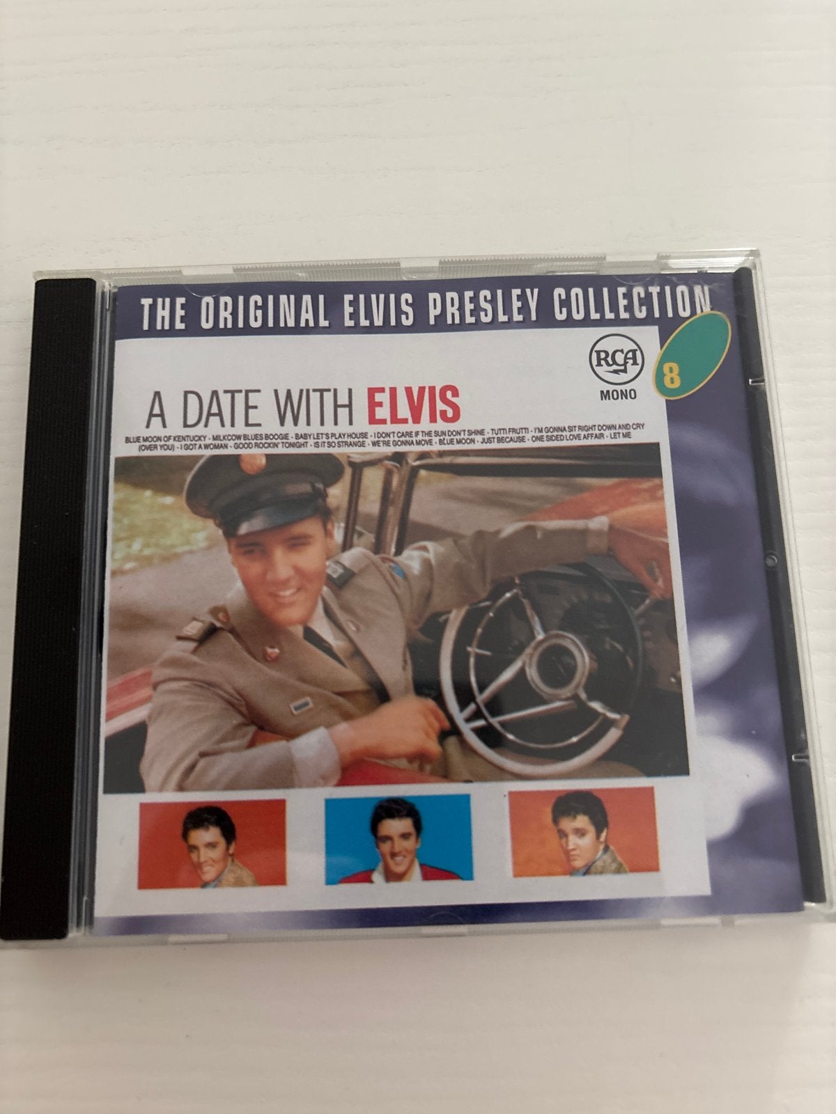 CD Elvis - A Date With Elvis ( nr 8. The Original Collectio, Ophalen of Verzenden, Zo goed als nieuw, Cd of Plaat