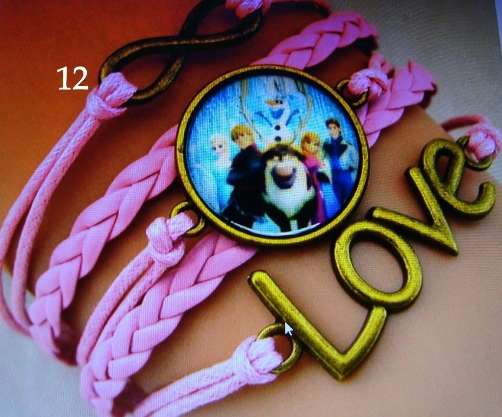 Prachtige FROZEN Kadoset (halsketting+armband) € 11,95 p/set, Verzenden, Nieuw, Overige kleuren, Overige typen