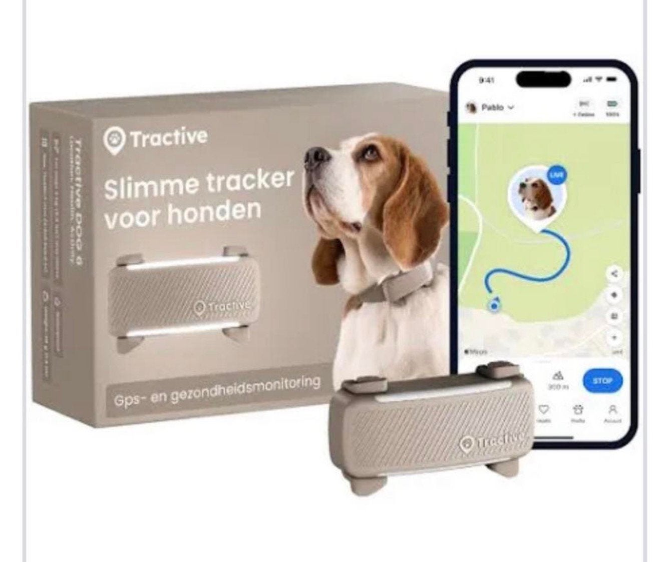30% kortingsbon op een Tractive hond of kat, Tickets en Kaartjes, Eén persoon, Kortingsbon