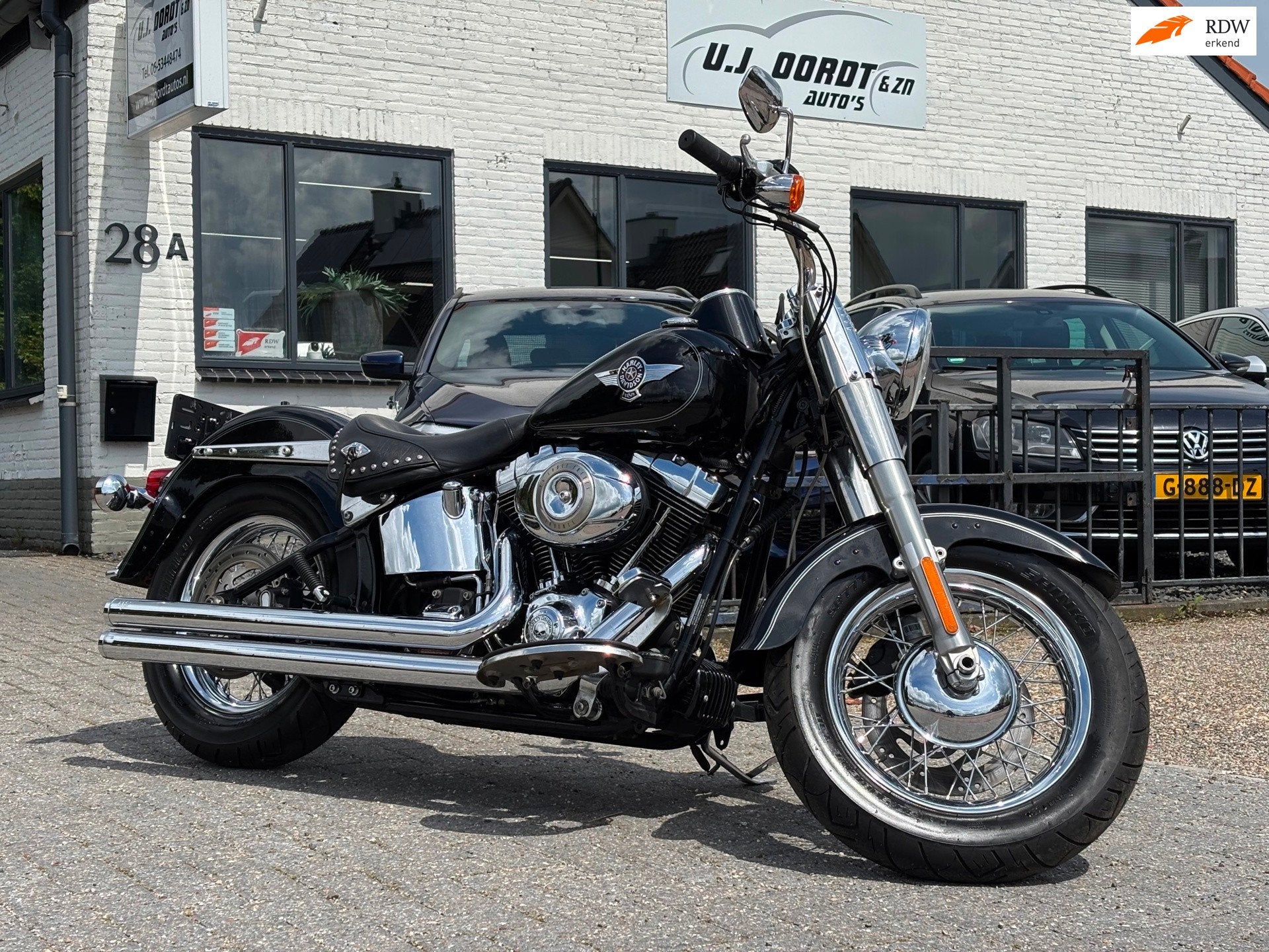 Harley Davidson Chopper 96 FLSTC Heritage Classic nieuwstaat, Motoren, Motoren | Harley-Davidson, Chopper, Bedrijf, Meer dan 35 kW