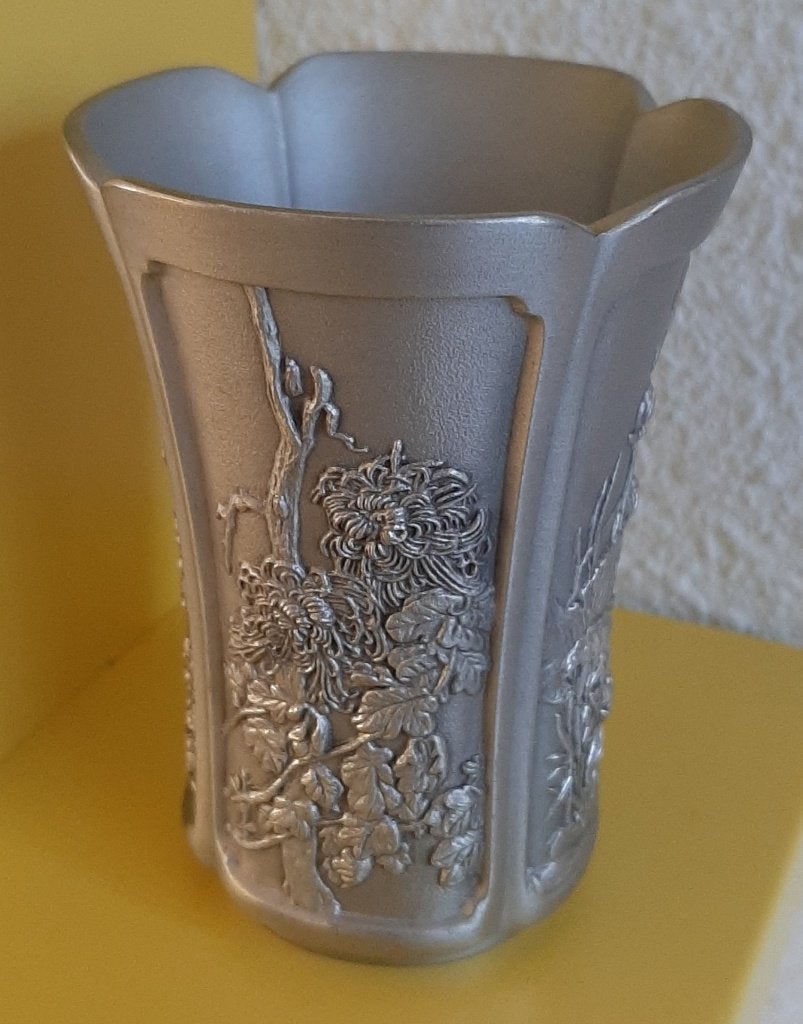 Tinnen vaasje ( 9 cm hoog ) Royal Selangor, Huis en Inrichting, Ophalen, Nieuw, 9 cm