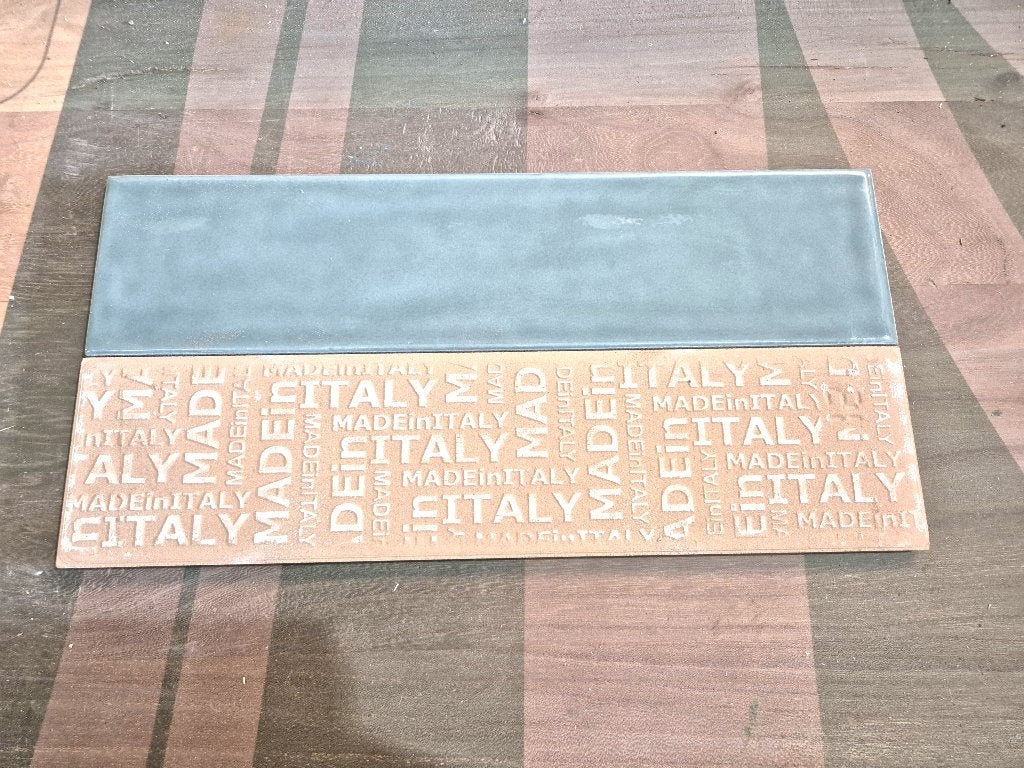 Imola blauwgroen wandtegels (7,5 x 30 cm), Doe-het-zelf en Verbouw, Tegels, Ophalen, Nieuw, Minder dan 20 cm, 20 tot 40 cm