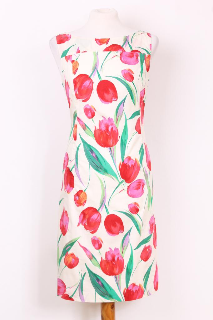 Zomer! Gebloemde jurk van ASPESI, Kleding | Dames, Overige kleuren, Ophalen of Verzenden, Zo goed als nieuw, Maat 36 (S)