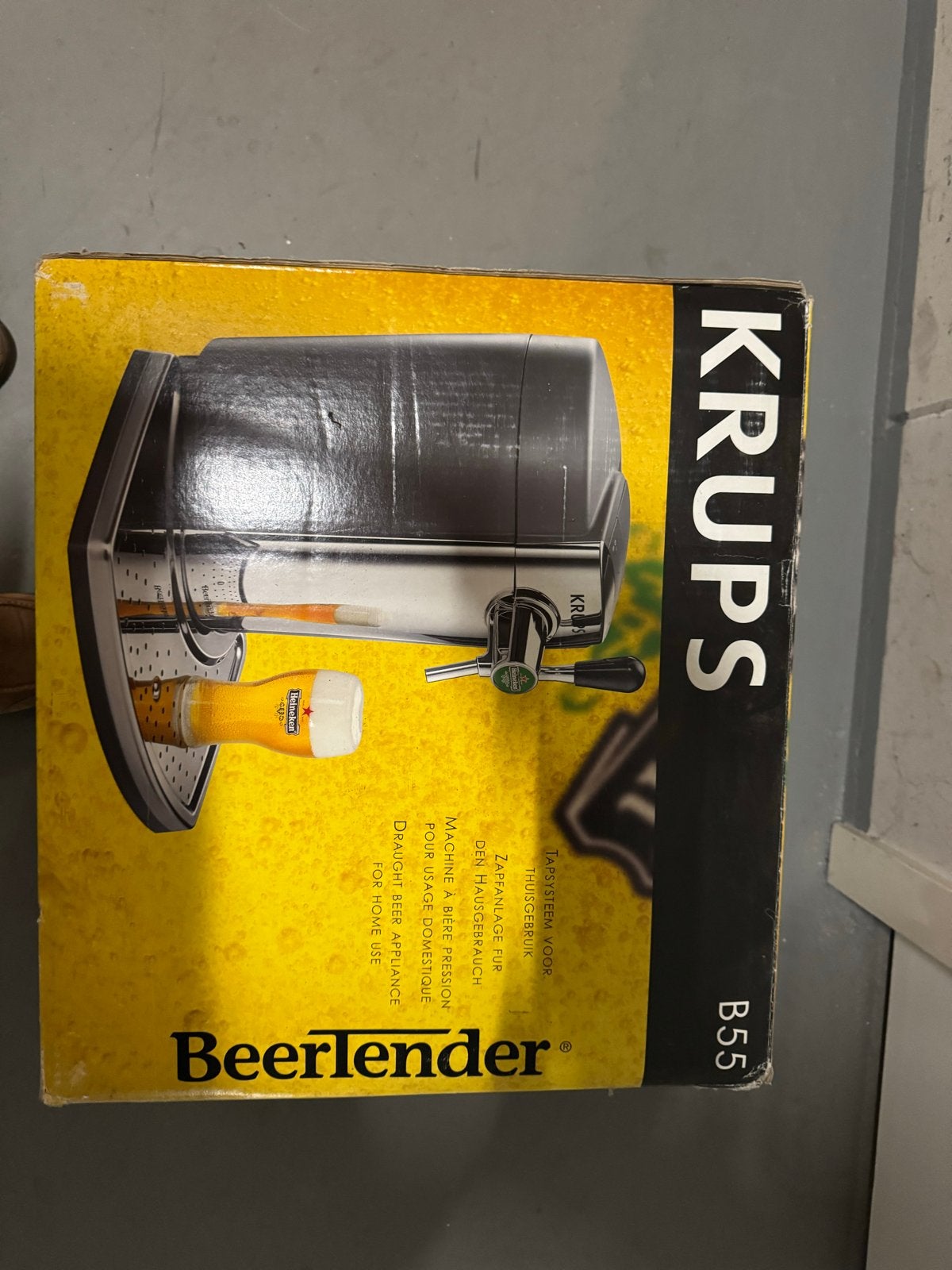 Krups BeerTender B55 thuistap - Zo goed als nieuw, Ophalen, Gebruikt, Krups