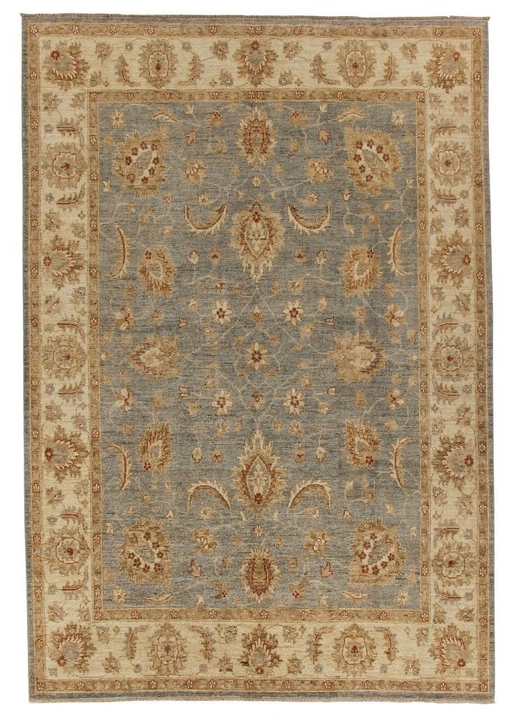Ziegler Perzisch tapijt wol vloerkleed 302 x 248cm/korting, Www.simatapijten.nl, Ophalen of Verzenden, 200 cm of meer, Grijs