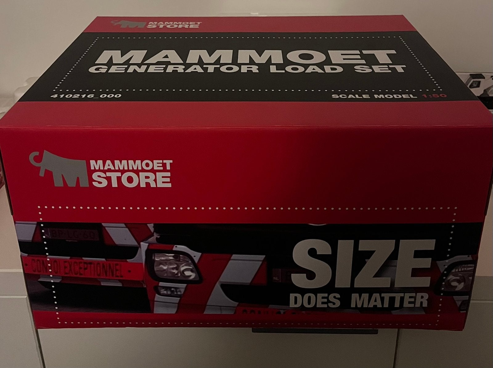 Mammoet generator load set, Hobby en Vrije tijd, Modelauto's | 1:50, Ophalen of Verzenden, Bus of Vrachtwagen, Wsi