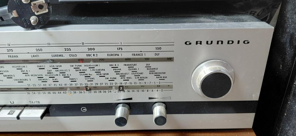 Vintage Grundig Radio - Werkend, Ophalen of Verzenden, Gebruikt, Radio