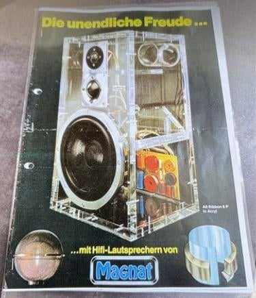 Magnat 8P PLEXI luidspreker set, Ophalen, Magnat, Zo goed als nieuw, 120 watt of meer