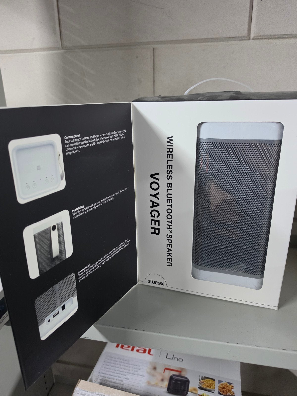 Sweex Voyager Draadloze Bluetooth Speaker met Powerbank, Audio, Tv en Foto, Overige merken, AUX-ingang, Nieuw, Ophalen of Verzenden