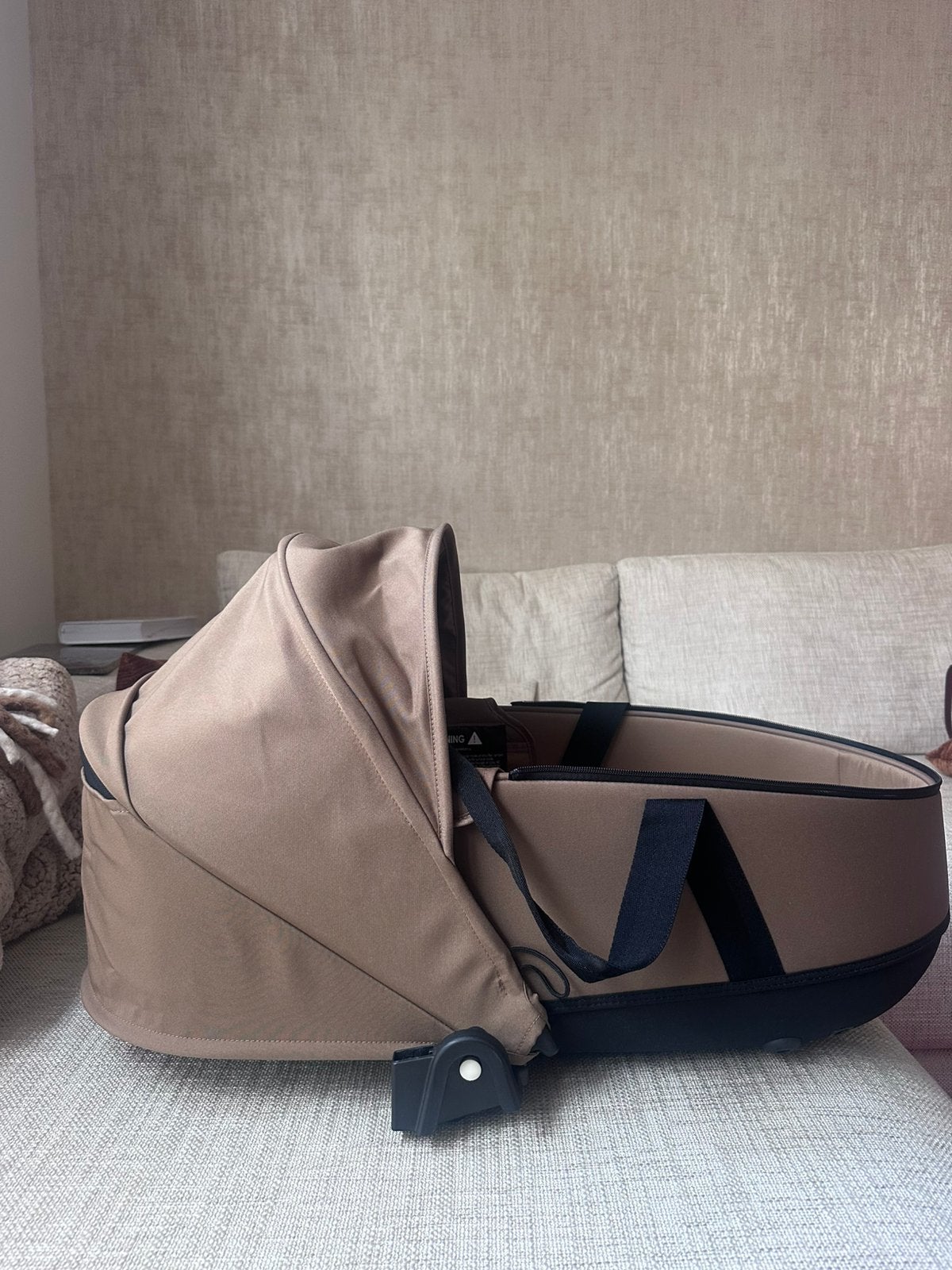 Stokke yoyo reiswieg bassinet  toffee, Ophalen, Zo goed als nieuw, Overige merken