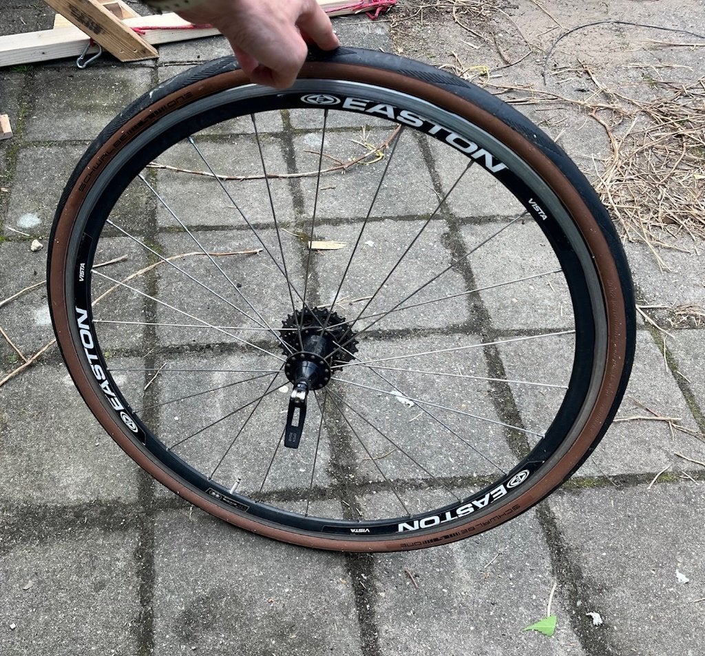 racefiets wiel, Gebruikt, Aluminium, Racefiets, Ophalen