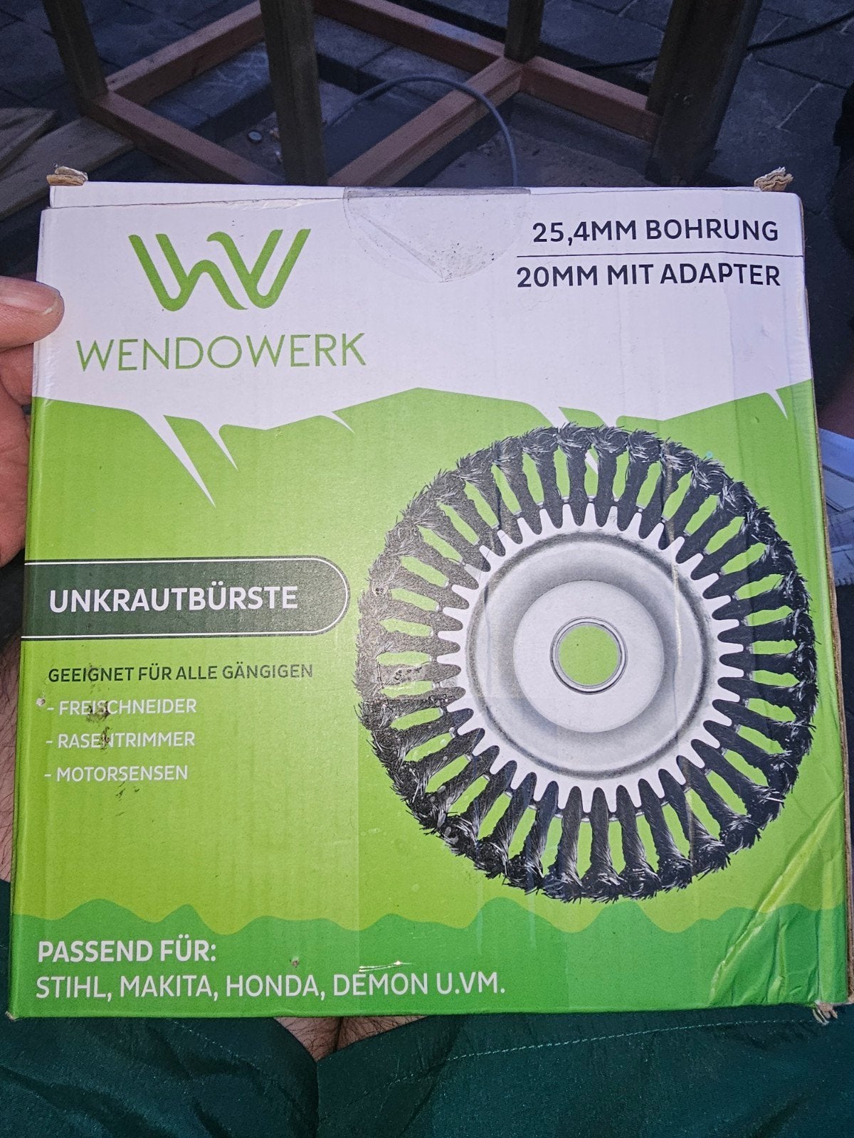 Nieuwe staalborstel voor bosmaaier - Onkruidborstel, Ophalen of Verzenden, Nieuw