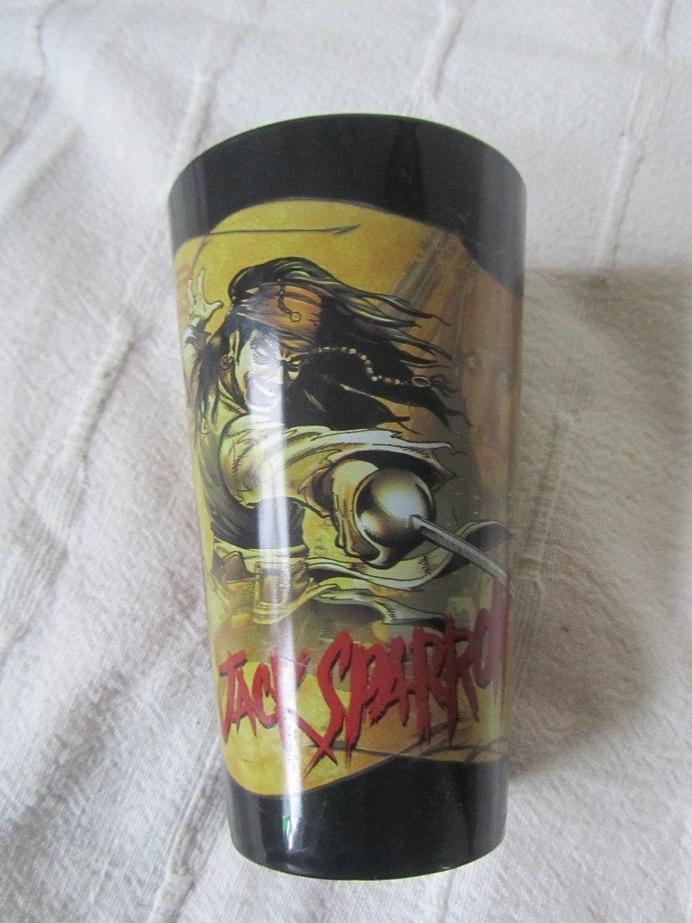 Jack Sparrow, grote Beker van kunststof, origineel, Ophalen of Verzenden, Overige figuren, Zo goed als nieuw, Servies