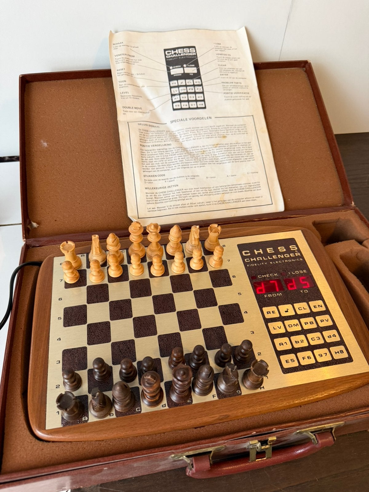 Zeldzame Fidelity Chess Challenger 10 - Getest & Werkt!, Ophalen of Verzenden, Gebruikt