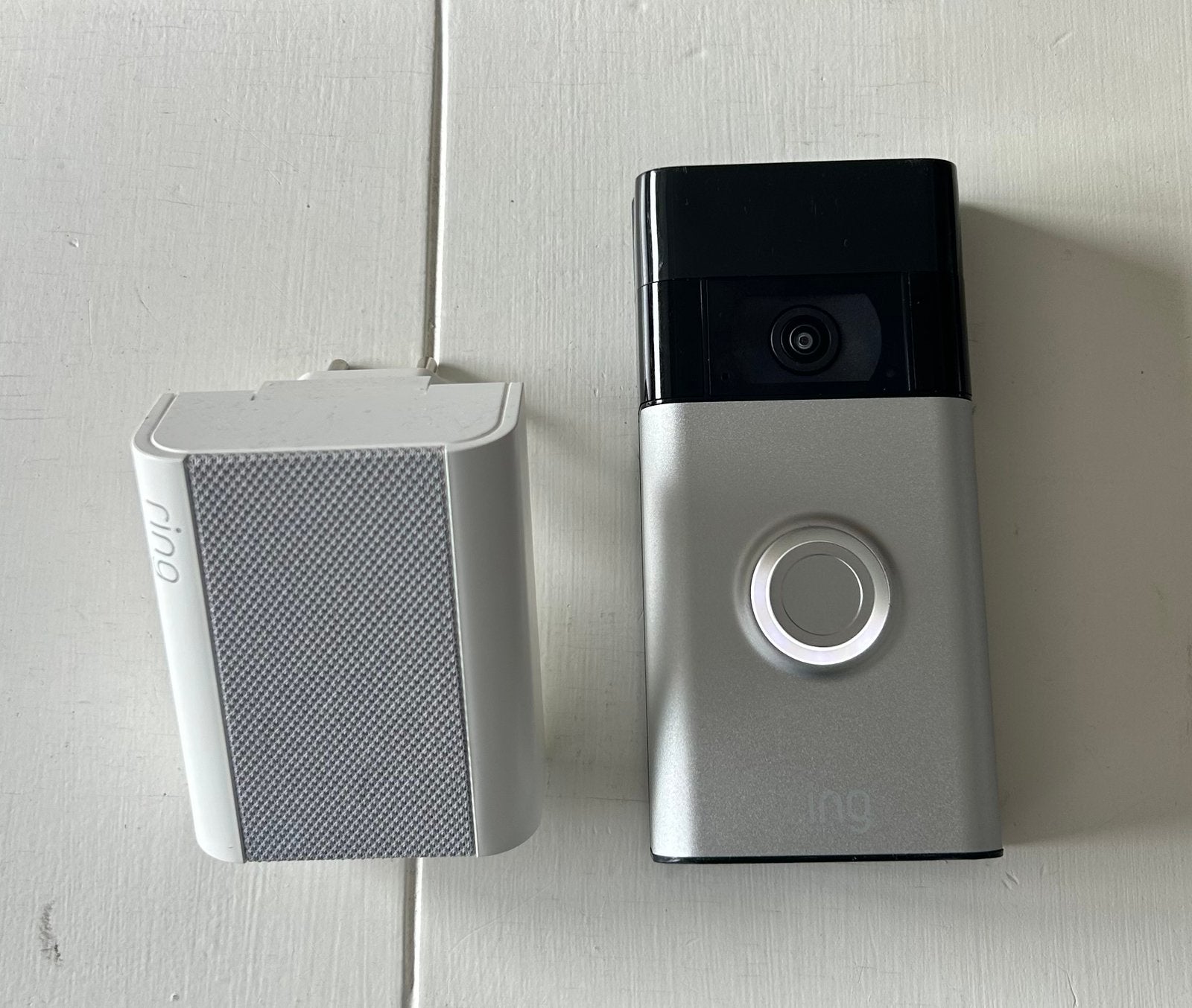 Ring video deurbel + Chime, Ophalen, Bewegingsdetectiesensor, Gebruikt, Draadloos