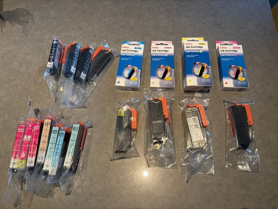 22 Inktcartridges voor Epson printer, Ophalen of Verzenden, Nieuw, Cartridge