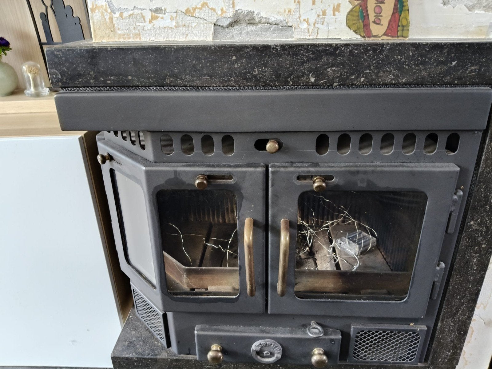 Inbouw open haard Barbas, Ophalen, Gebruikt, Inbouwhaard, Houthaard