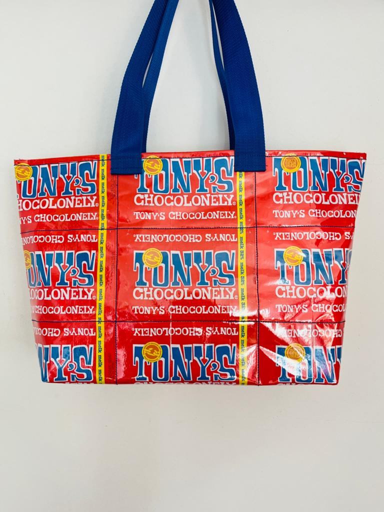 Shopper Tony’s Chocolonely, Ophalen of Verzenden, Nieuw, Rood, Shopper