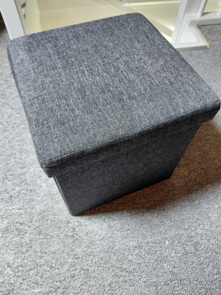 Vierkante stoffen poef, Minder dan 50 cm, Vierkant, Minder dan 50 cm, Ophalen of Verzenden