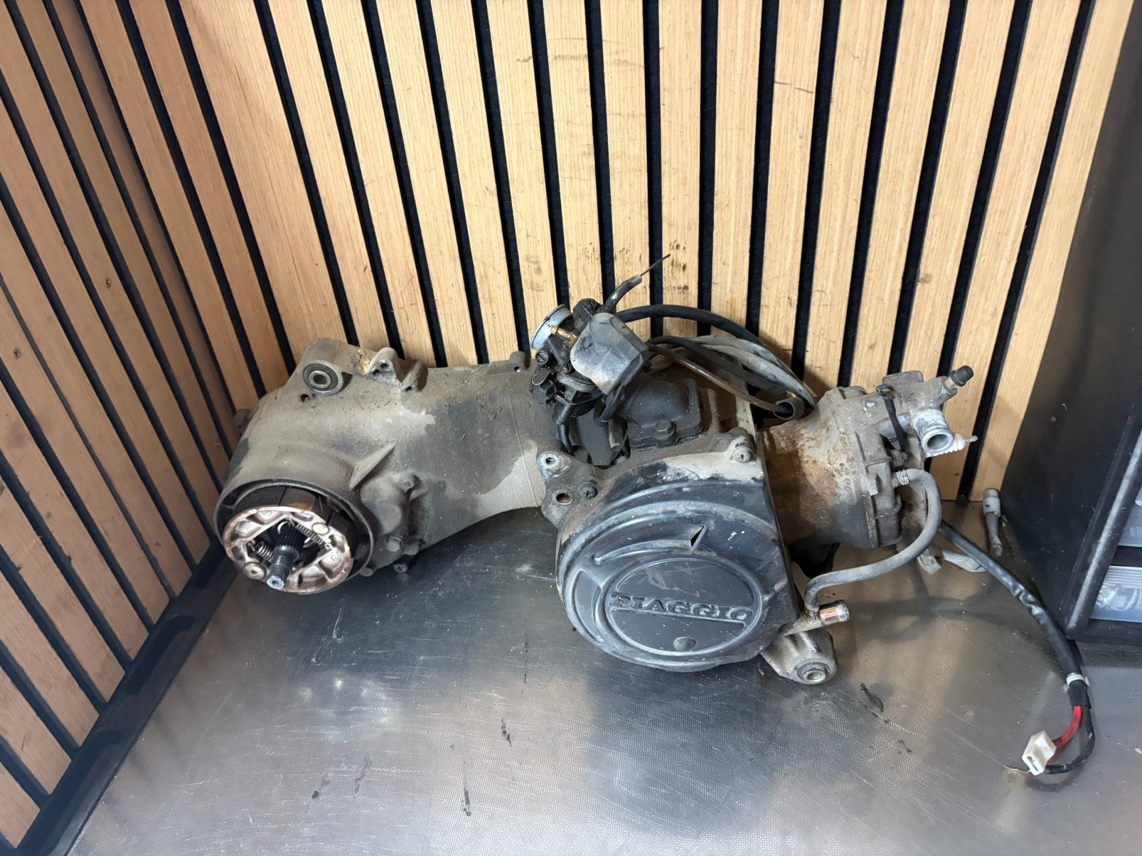 piaggio quartz 50cc LC motorblok, Ophalen