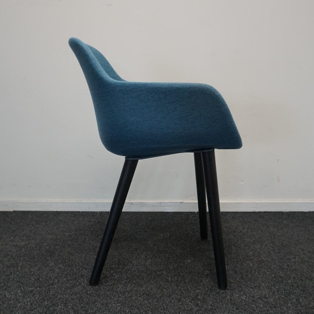 Crassevig Pola Round Vergaderstoelen | Blauw | Design Stoel, Hout, Gebruikt, -, Blauw