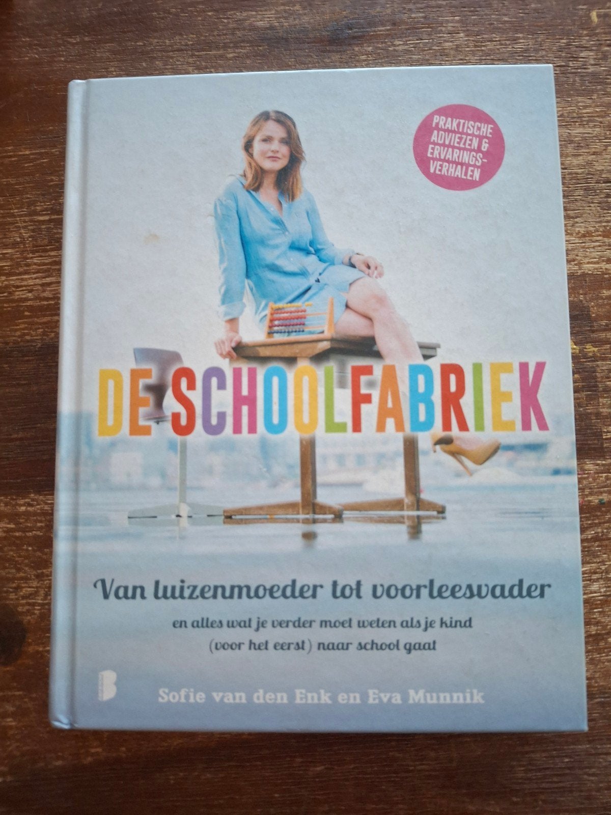De Schoolfabriek: Survivalgids, Ophalen of Verzenden, Zo goed als nieuw, Sofie van den Enk en Eva Munnik, 3 tot 4 jaar