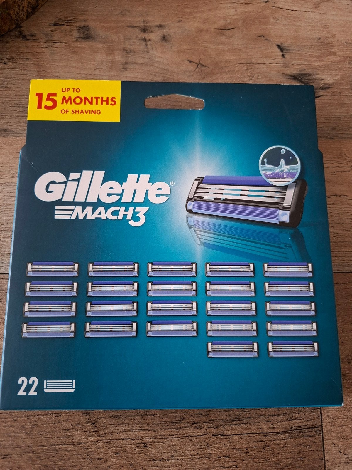 Gillette Mach3 Scheermesjes - 22 stuks eventueel 2 st deal, Ophalen of Verzenden, Nieuw, Overige typen