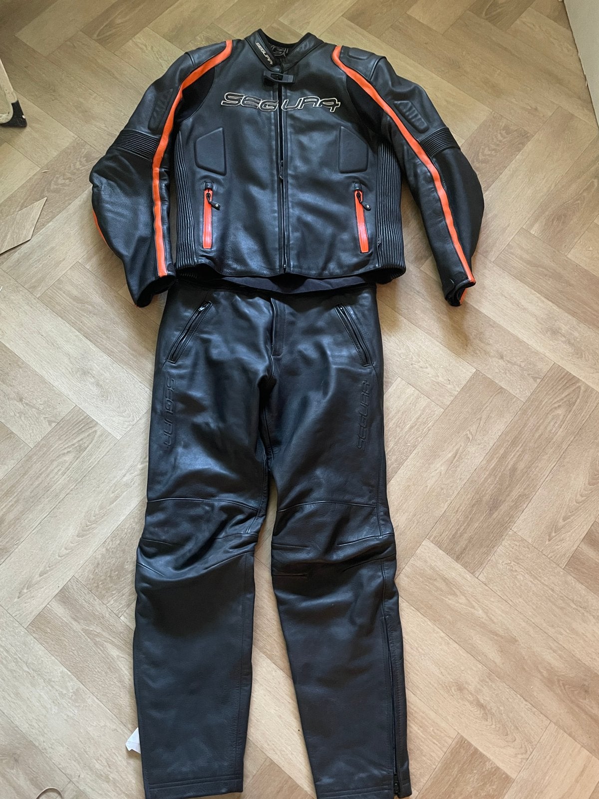 Leren motorpak, Ophalen, Tweedehands, Combipak