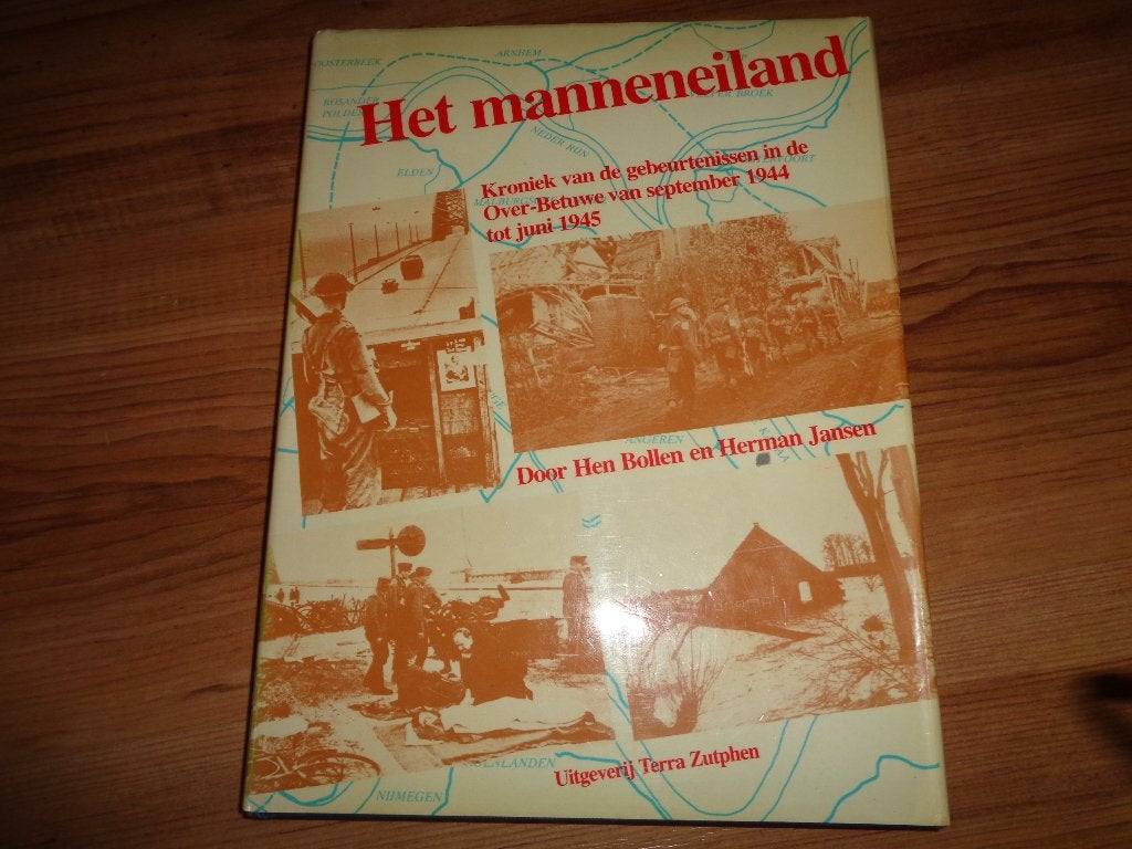 Oorlog wo2 Het manneneiland Betuwe Tiel ww2, Verzamelen, Verzenden, Overige soorten, Nederland, Overige typen