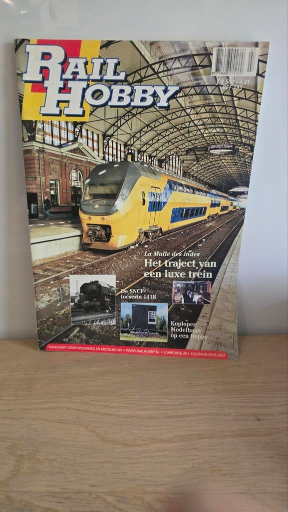 Rail Hobby Tijdschrift Jaargang 24 Juli/Augustus 2001, Ophalen of Verzenden